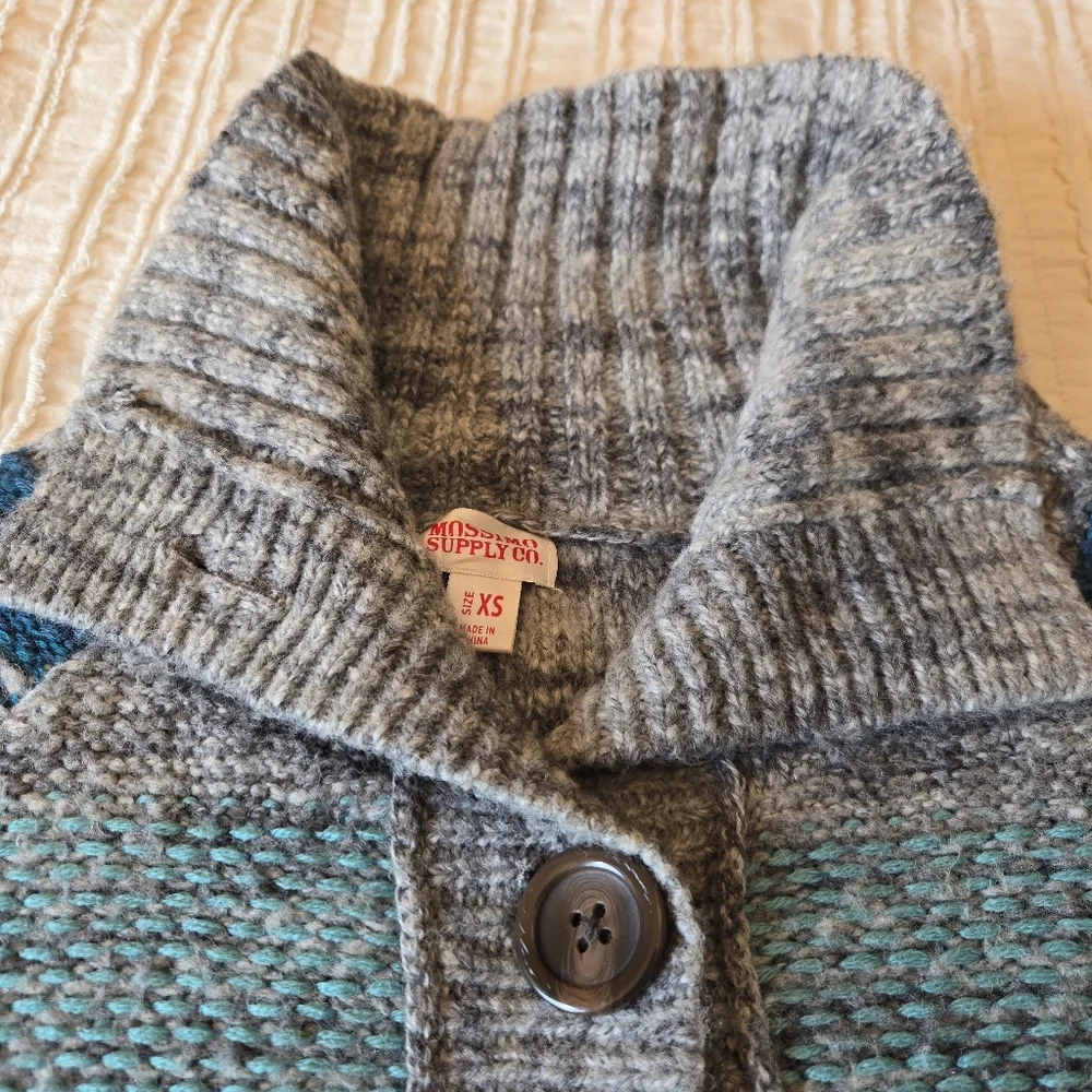 Mossimo Supply Co. Shawl Collar Button-Front Cardigan Sweater | Women’s XS - Picture 4 of 14